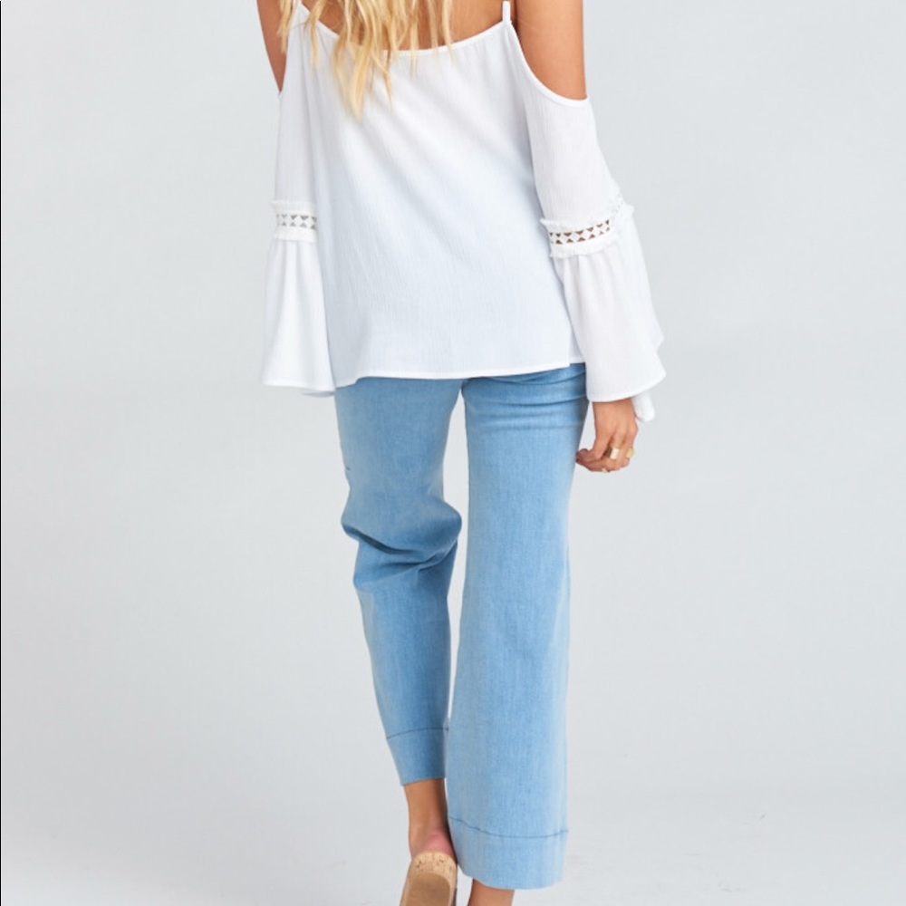 Show Me Your MuMu Cold-shoulder  Tucker Top - Picture 3 of 6